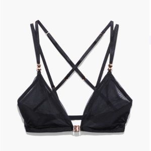 Savage X Gathered Mesh Strappy Bralette